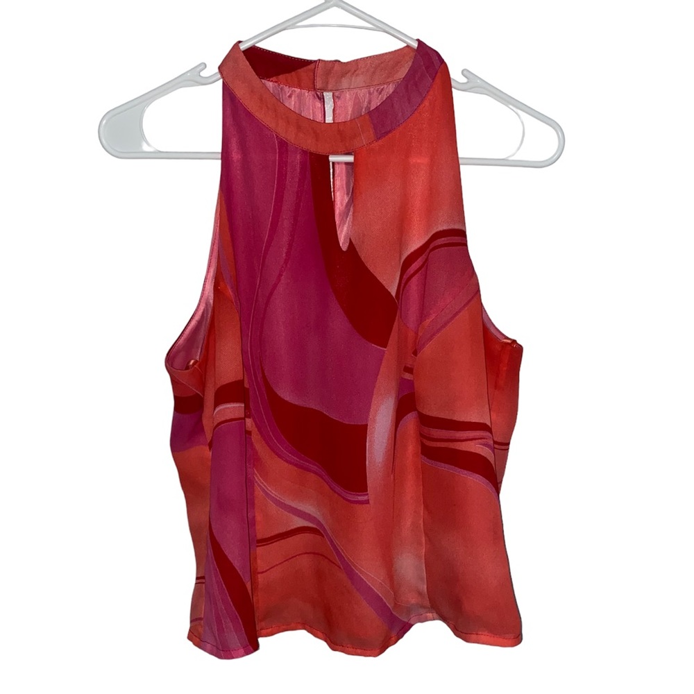 Olimara Collection Pink Halter Top